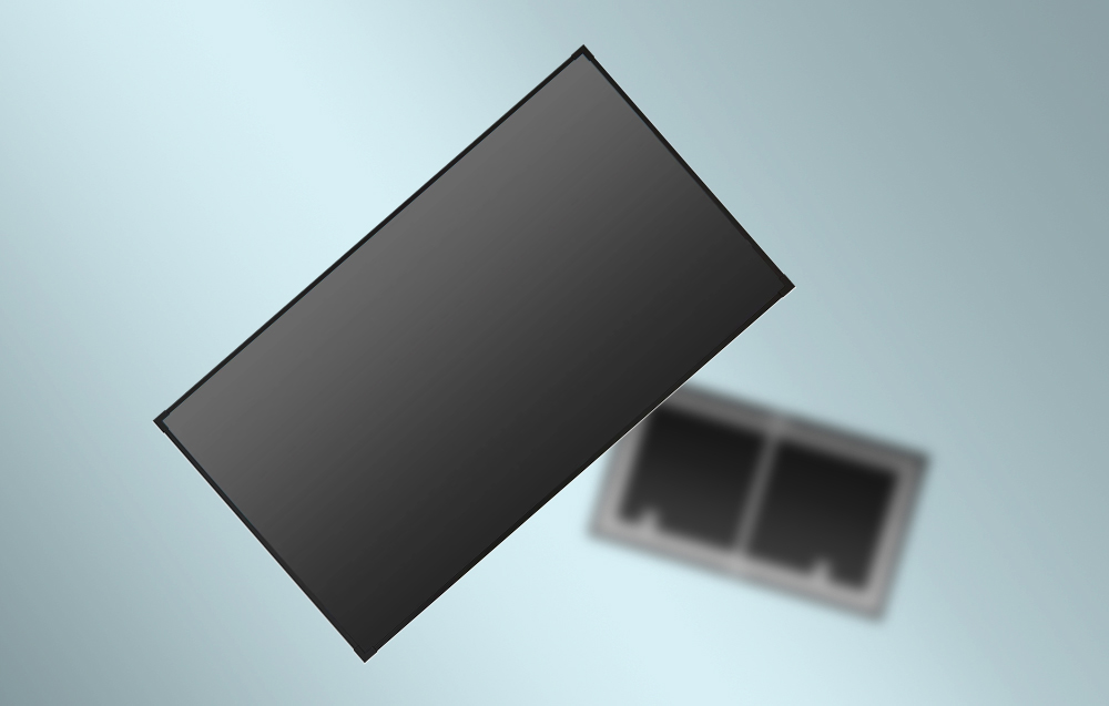 2 Blitzwolf projection screens, one sharpened in the front and the other blurred in the background