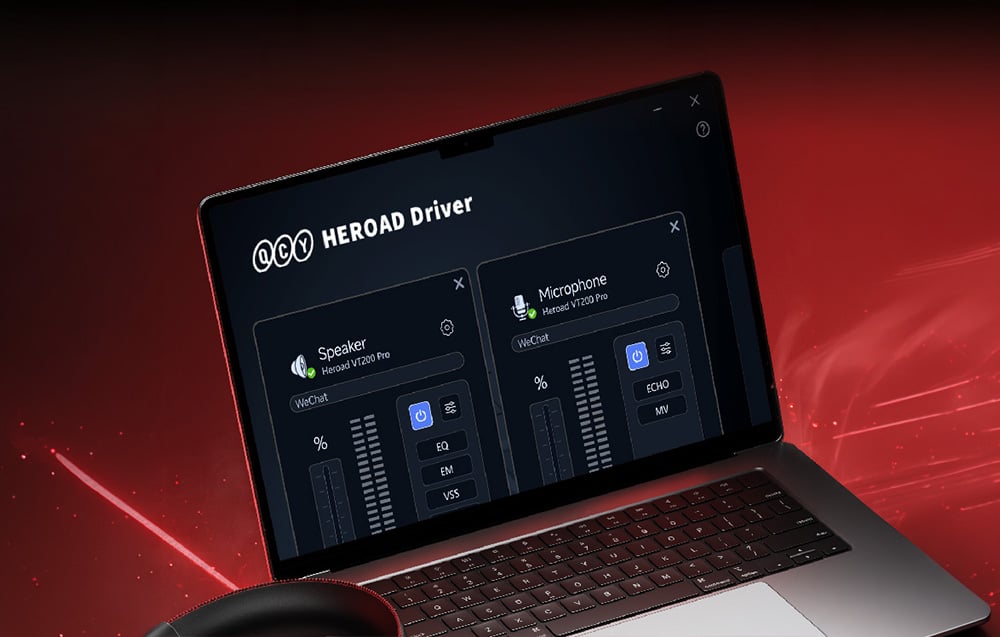 Laptop wyświetlający oprogramowanie