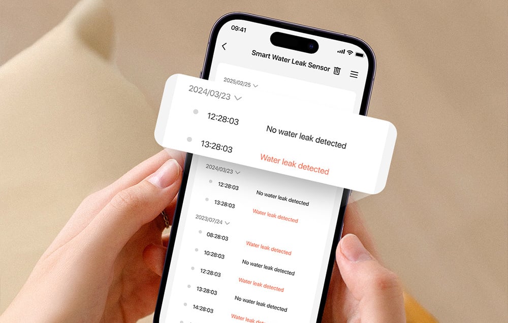Smartphone in hand with notifications turned on