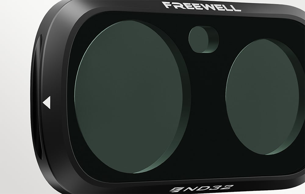 Close-up of Freewell ND Filter for Insta360 Luna Ultra ND32