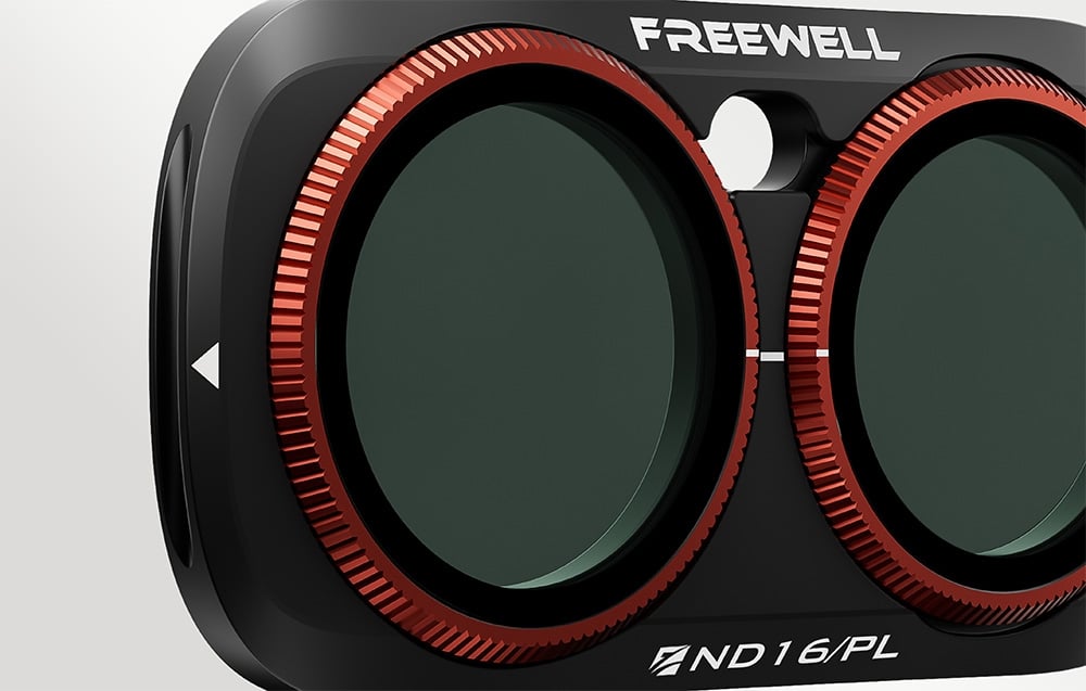 Close-up of Freewell filter for Insta360 Luna Ultra ND16/PL