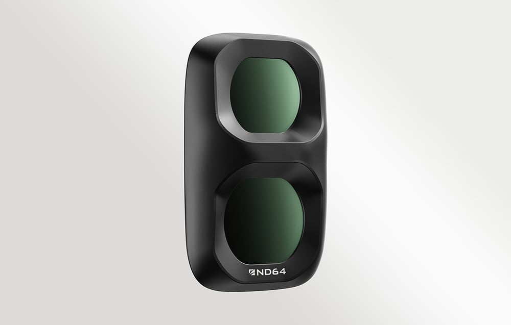 Freewell ND Filter for Osmo Pocket 4P ND64 in black color on a white background