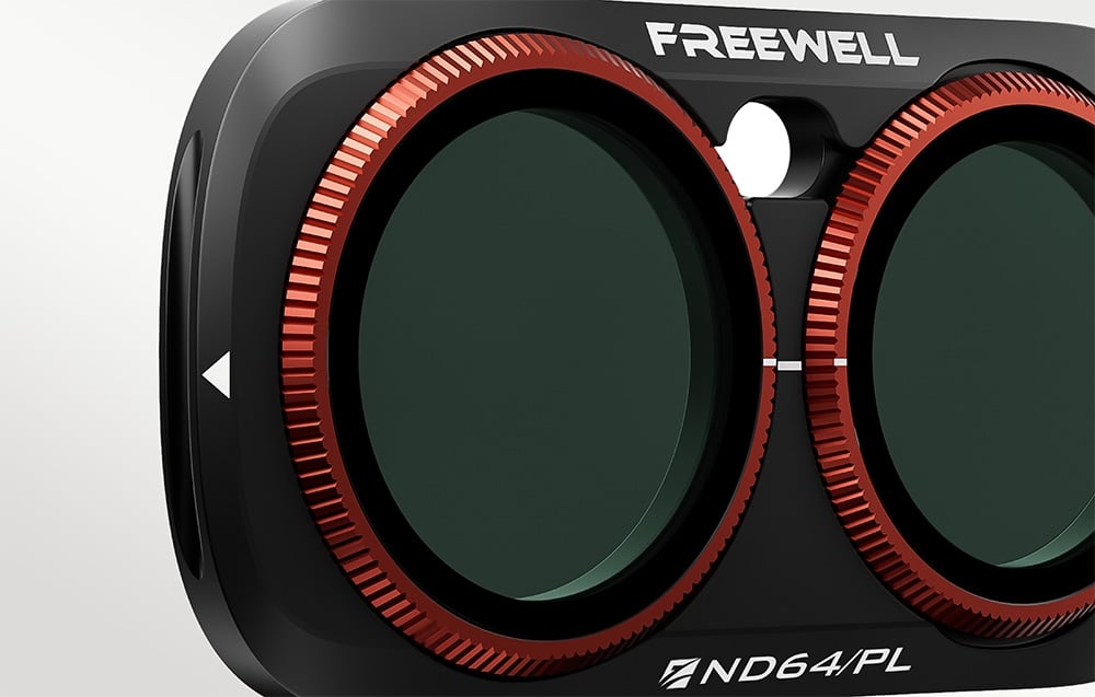Close-up of Freewell ND/PL Filter for Insta360 Luna Ultra ND64/PL