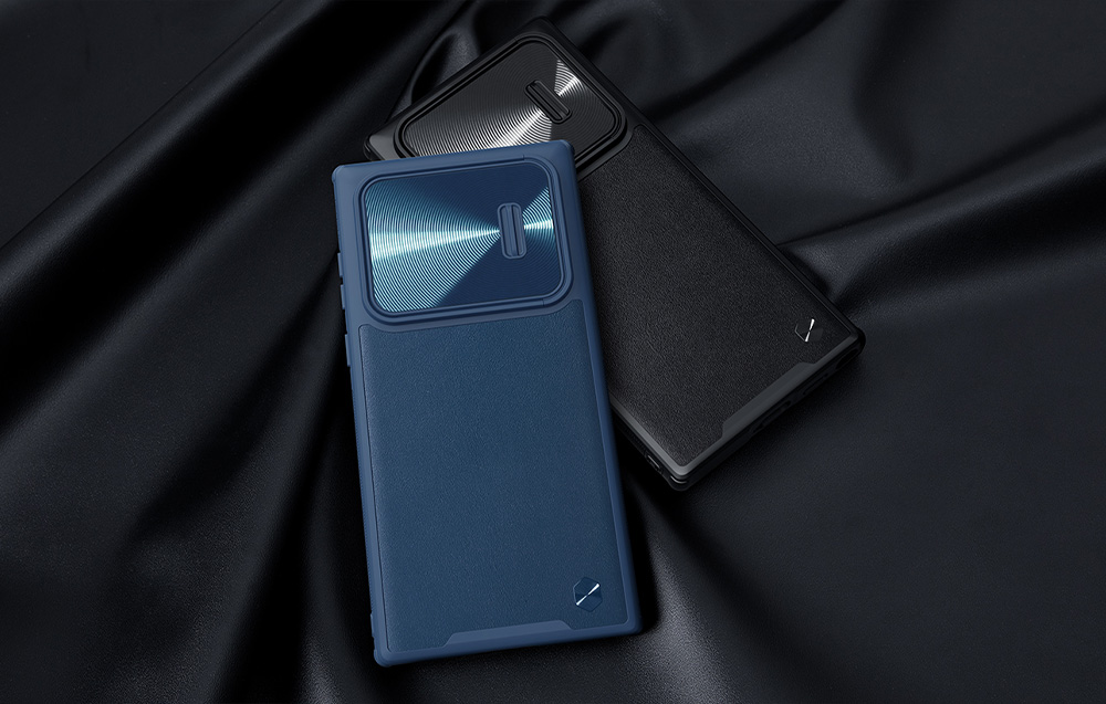 Nillkin/Nillkin-CamShield-Leather-S-Case-Samsung-Galaxy-S22-Ultra-Blue/2