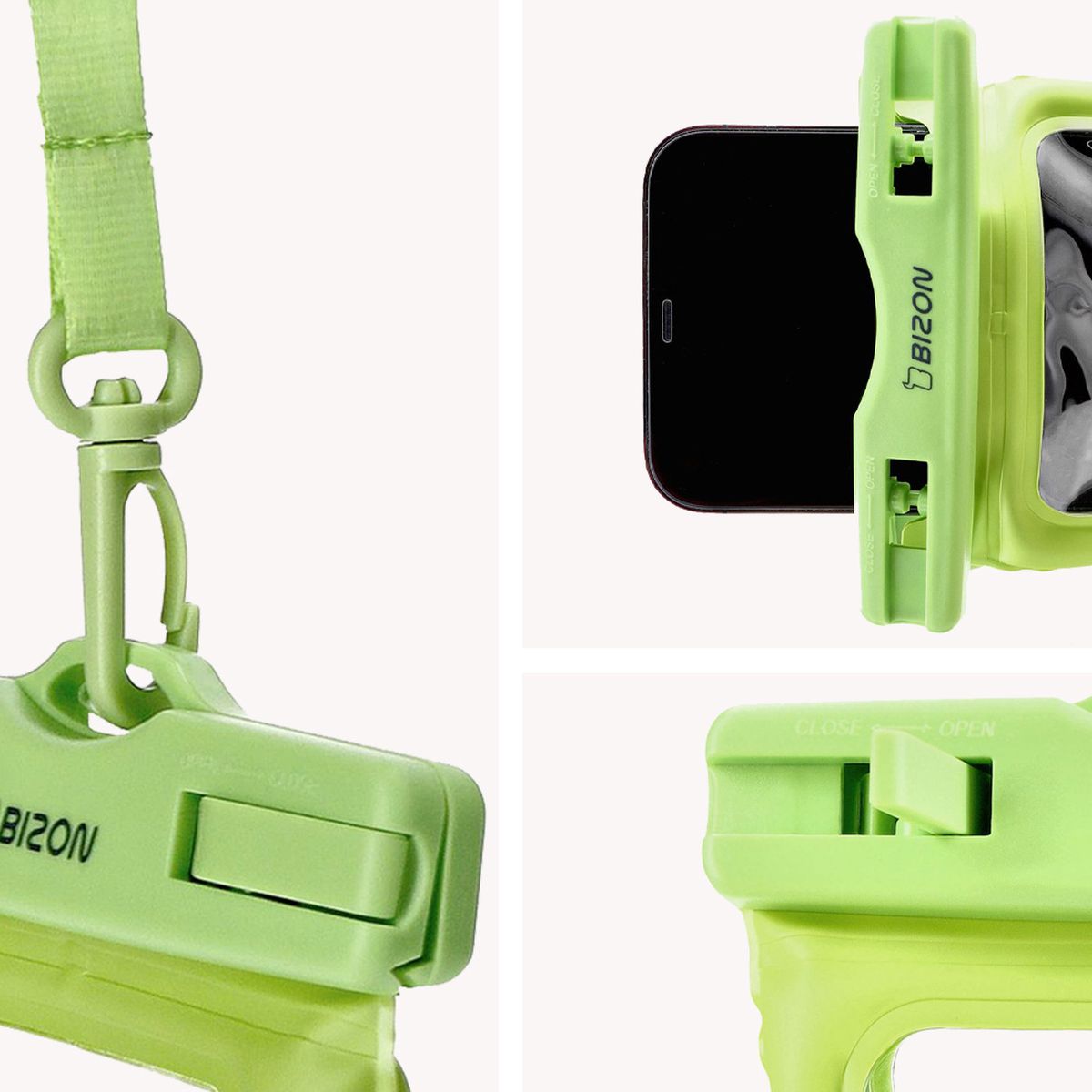 Montage der Hülle Bizon Case Hydrofloat