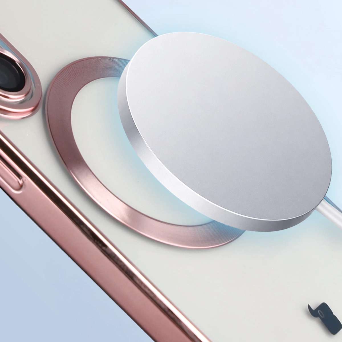 Close-up of the MagSafe ring in Bizon Case GuardO for Samsung Galaxy S26 Ultra