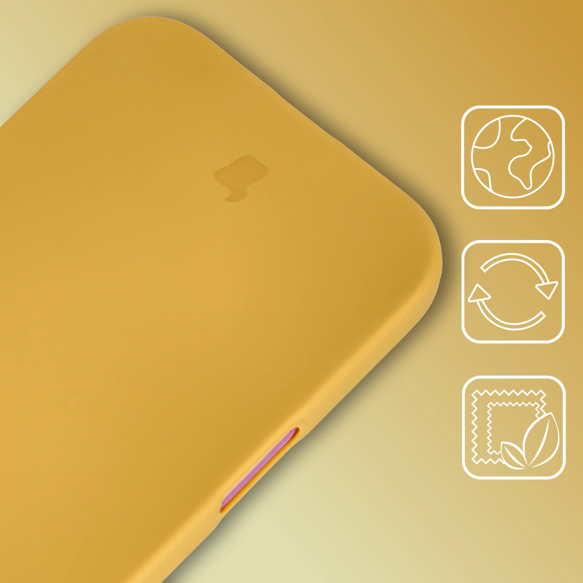 Etui din reciclare Bizon Case ReLeaf pentru Apple iPhone 16 Pro