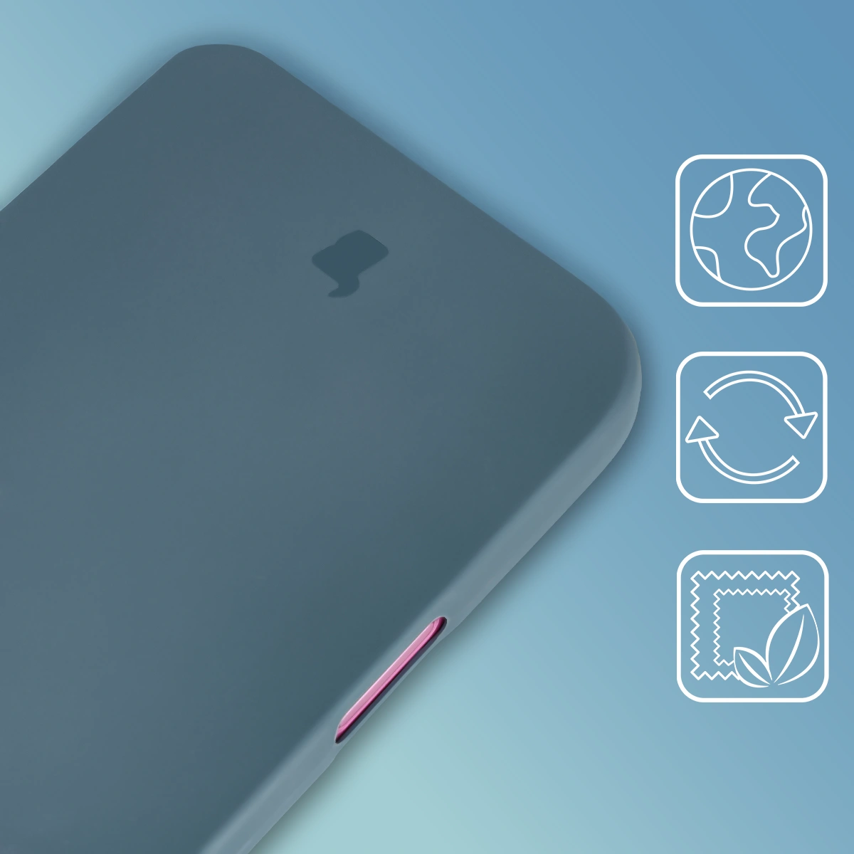 Etui din reciclat Bizon Case ReLeaf pentru Apple iPhone 16 Pro