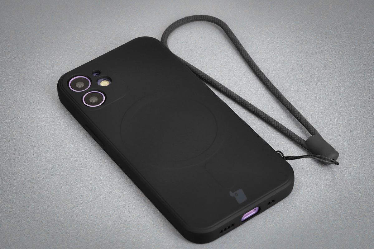 Bizon Case Silicone Magnetic Sq with strap