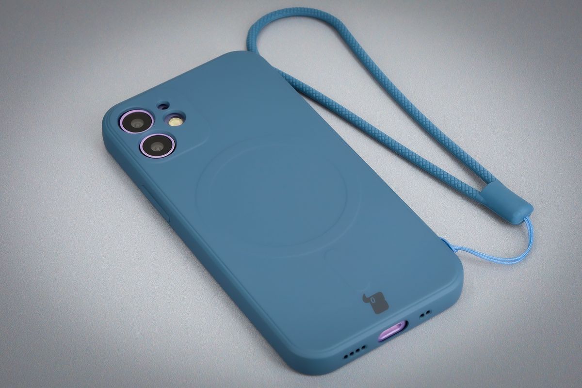 Bizon Case Silicone Magnetic Sq with lanyard