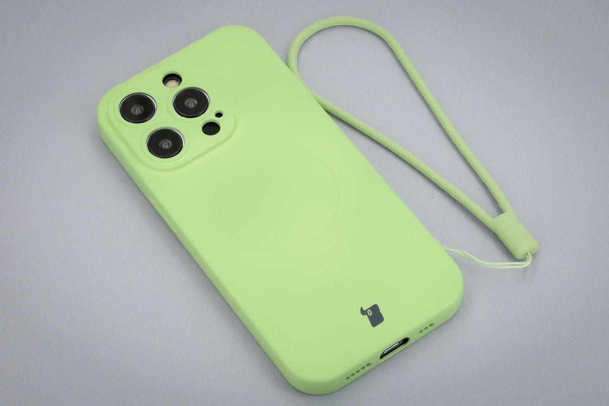 Husă Bizon Case Silicone Magnetic cu brățară