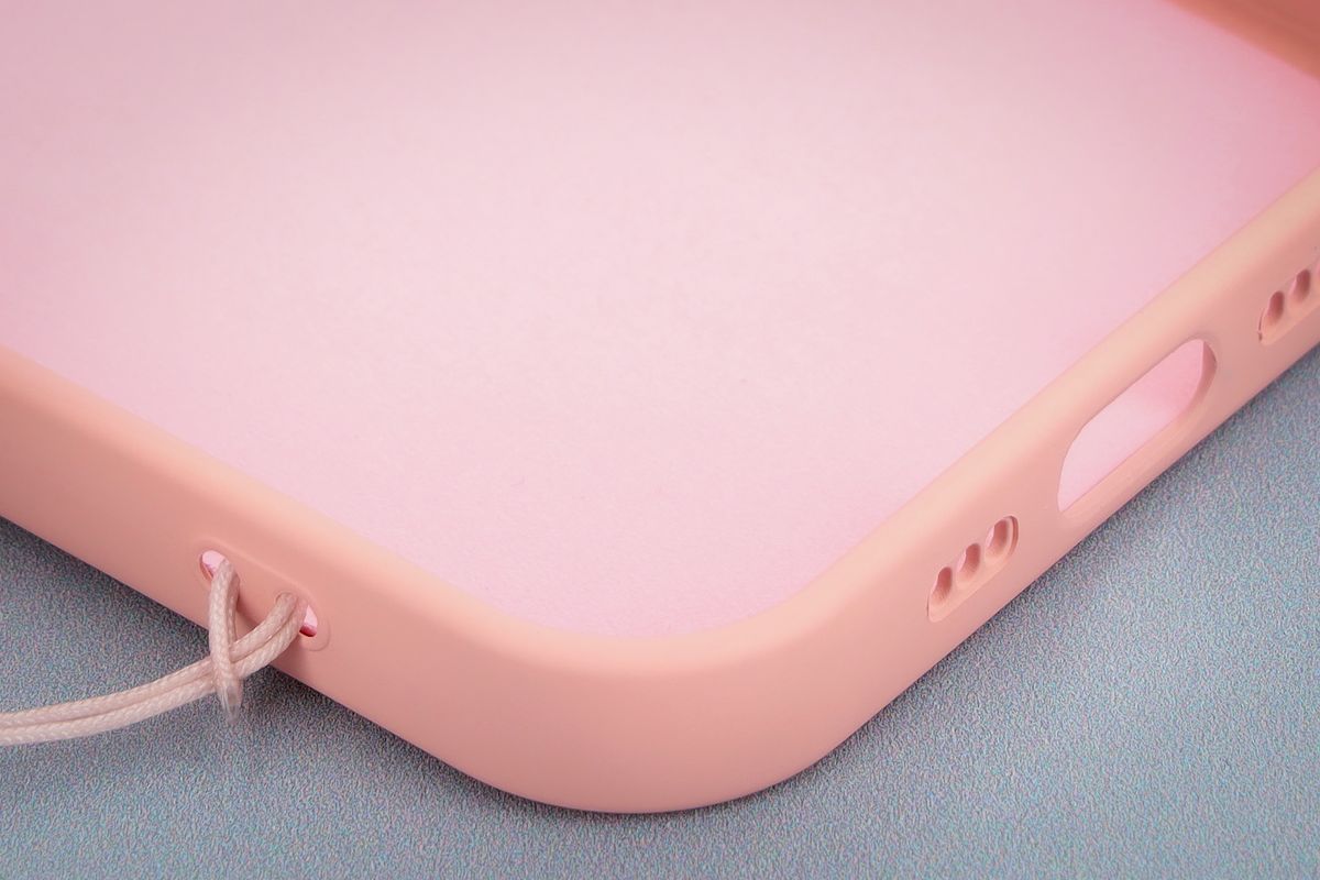 Nahaufnahme des Mikrofaserfutters im Bizon Case Silicone Magnetic Etui