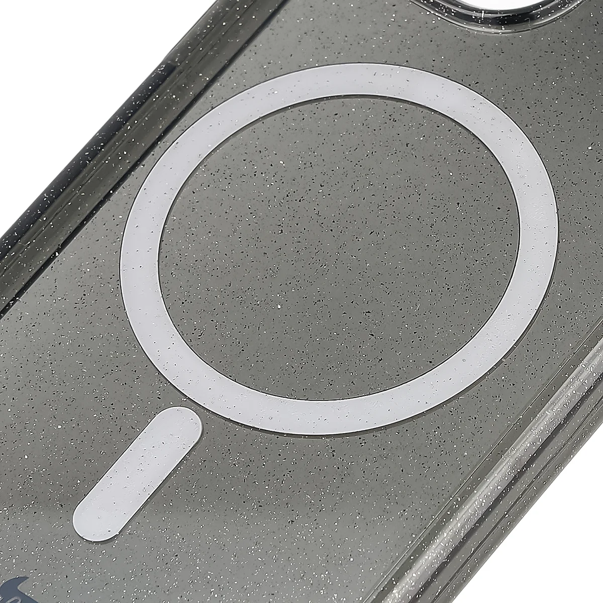 Zbliżenie na wbudowany pierścień magnetyczny w etui Bizon Case SparklO