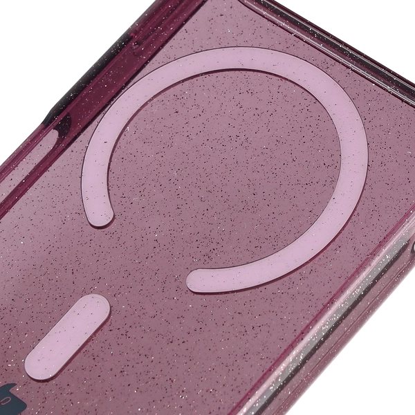 Zbliżenie na wbudowany pierścień magnetyczny w etui Bizon Case SparklO