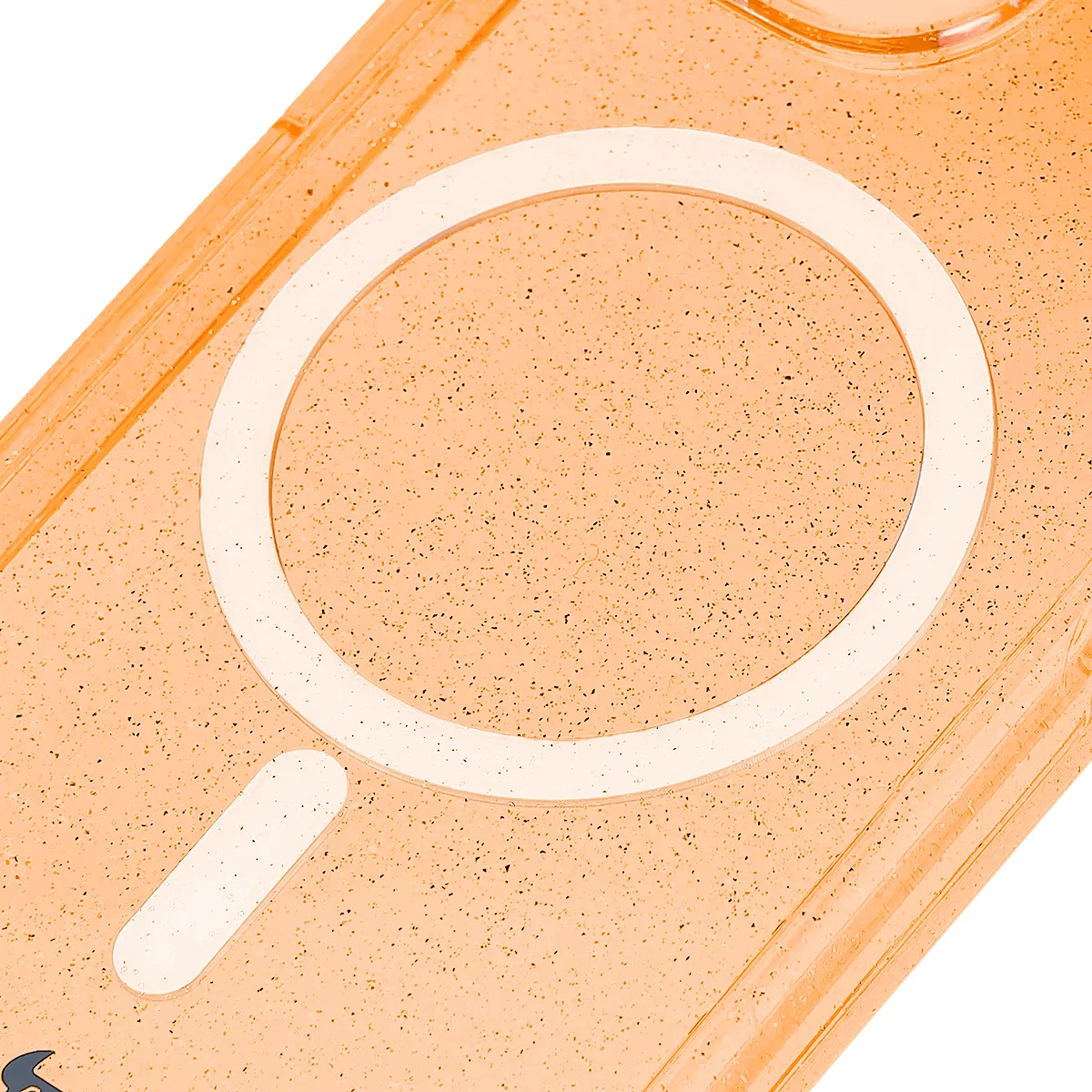 Zbliżenie na wbudowany pierścień magnetyczny w etui Bizon Case SparklO