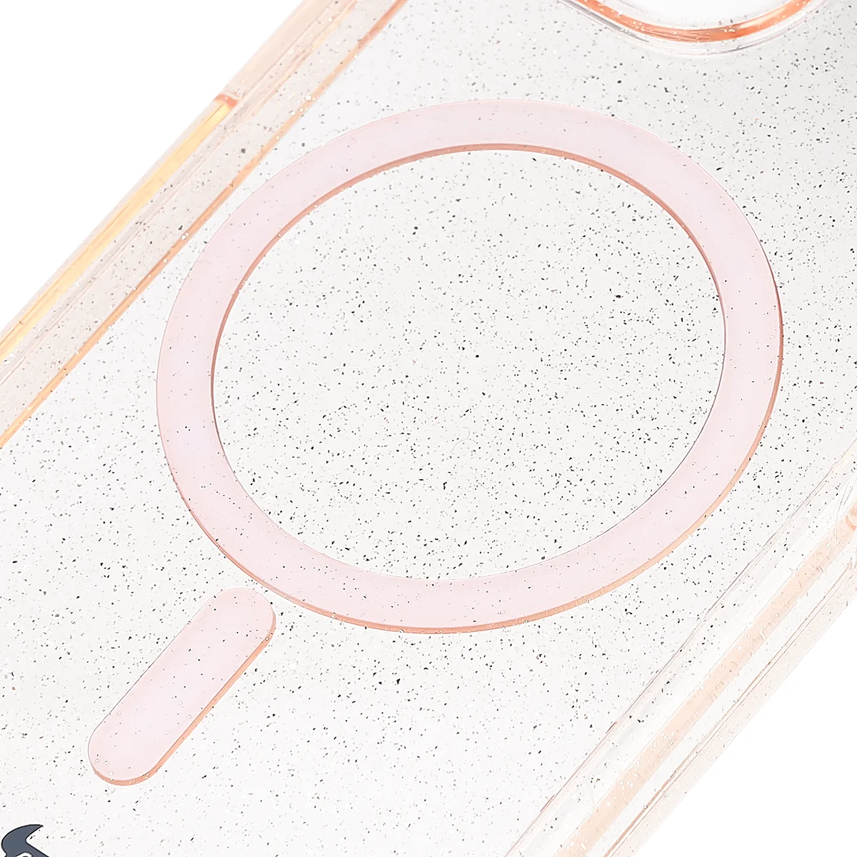 Zbliżenie na wbudowany pierścień magnetyczny w etui Bizon Case SparklO