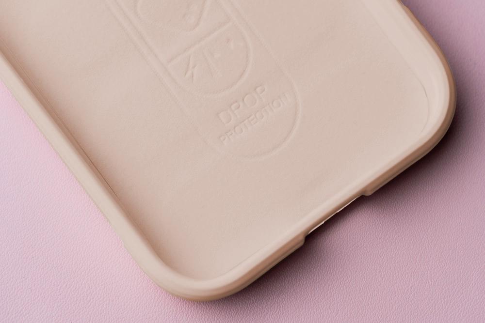 Close-up of the microfiber lining in the Bizon Case Tur