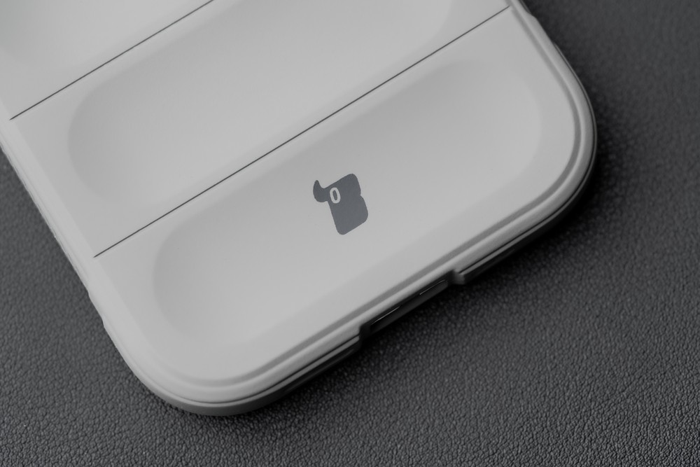 Close-up of precise cutouts in Bizon Case Tur