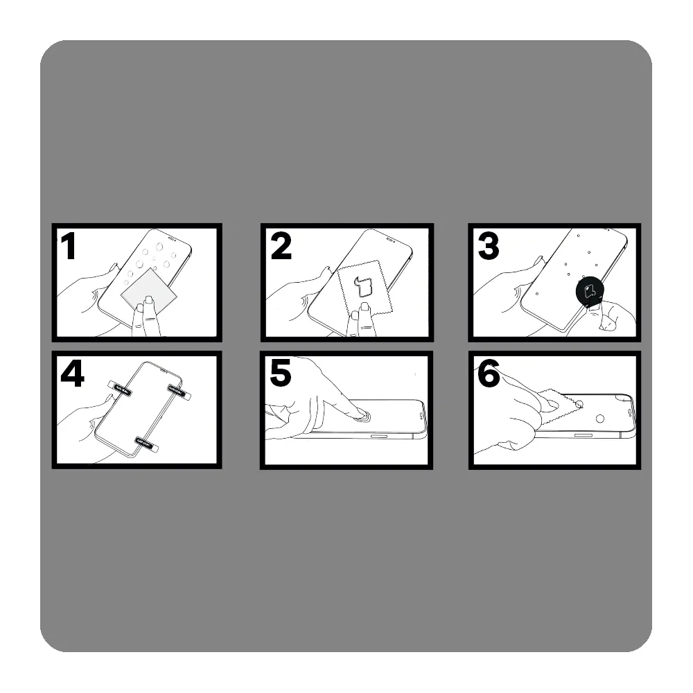 Nakładanie szkła Bizon Glass Edge Shadow na ekran