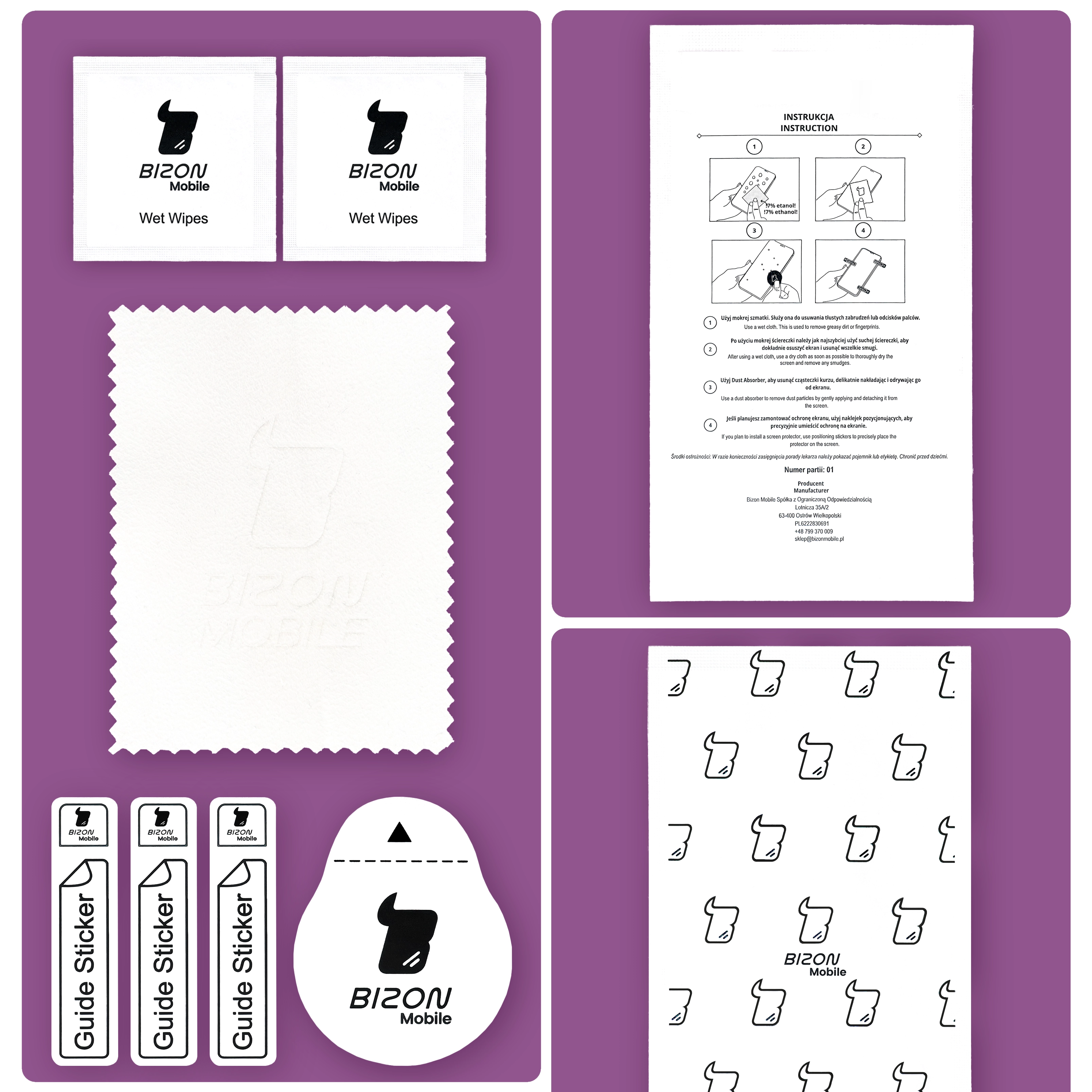 Zawartość opakowania Bizon Glass Mule