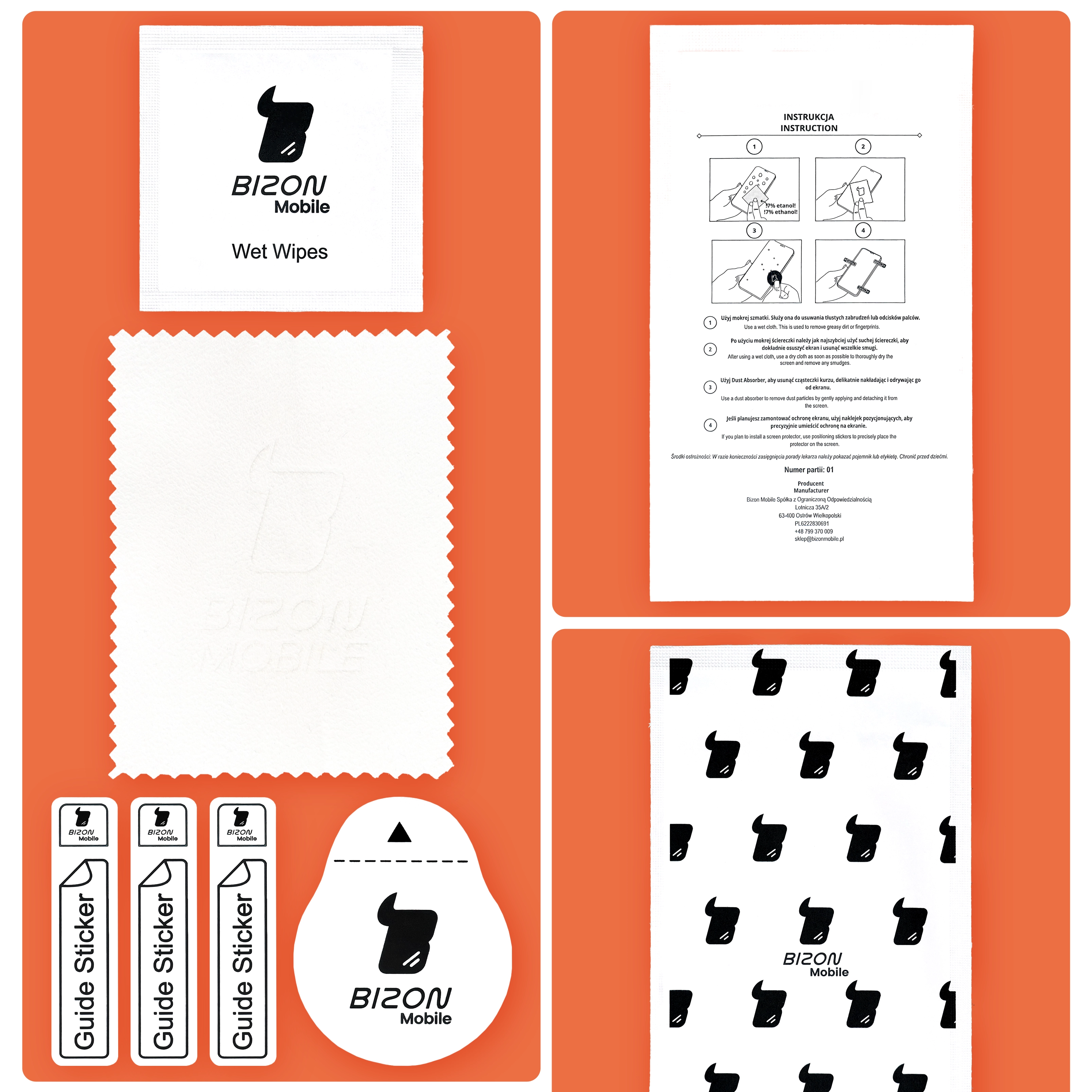 Zestaw aplikacyjny Bizon Snap Lens do Oppo Reno 15