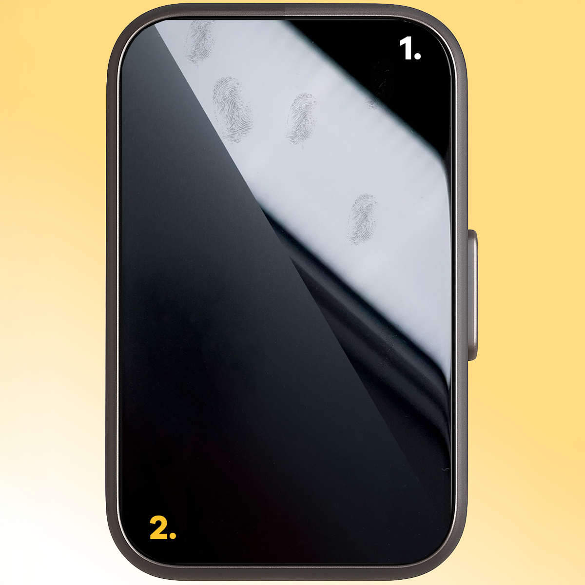 Porównanie zwykłej folii z Bizon Watch Film Sun - uniwersalne