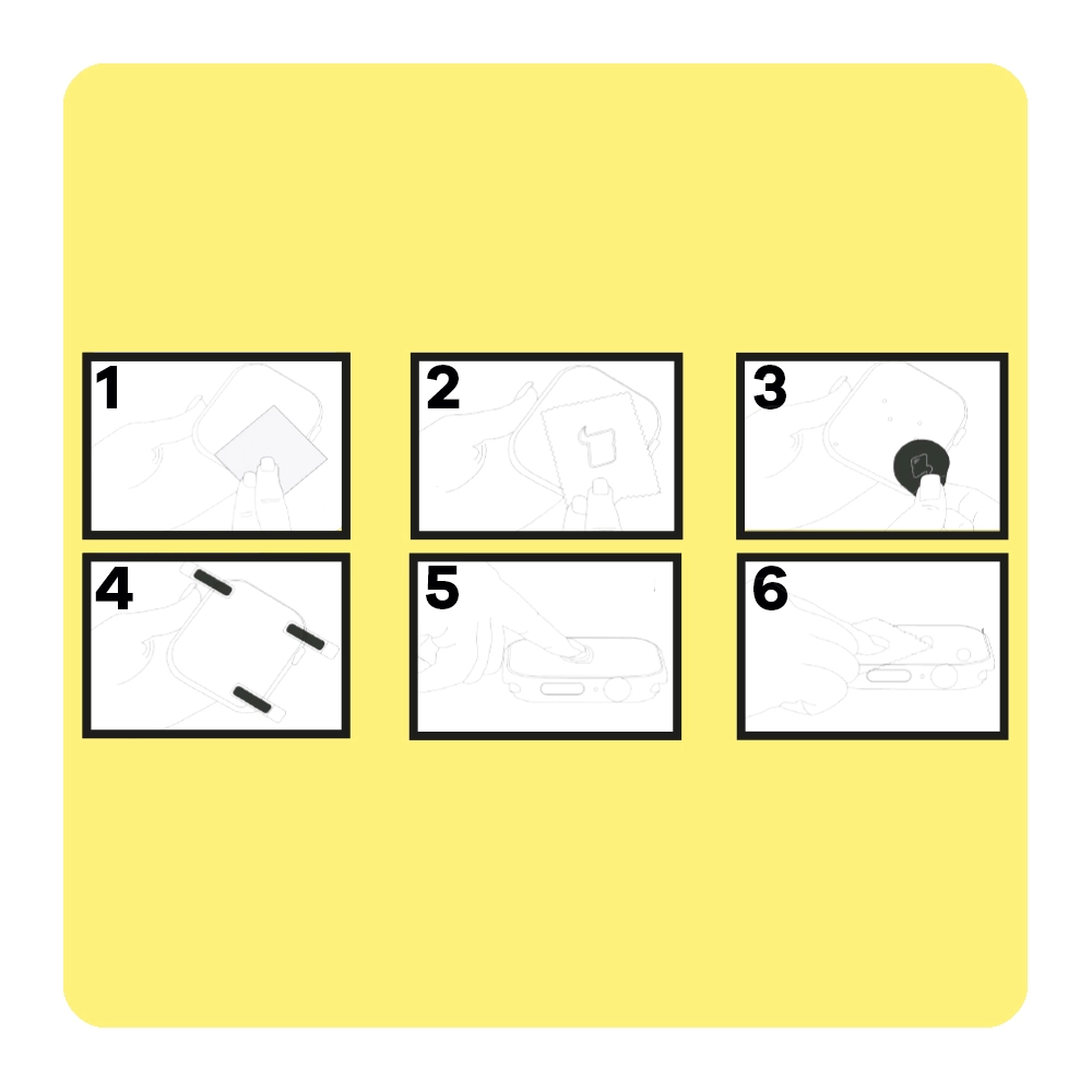 Montaż folii Bizon Watch Film Sun