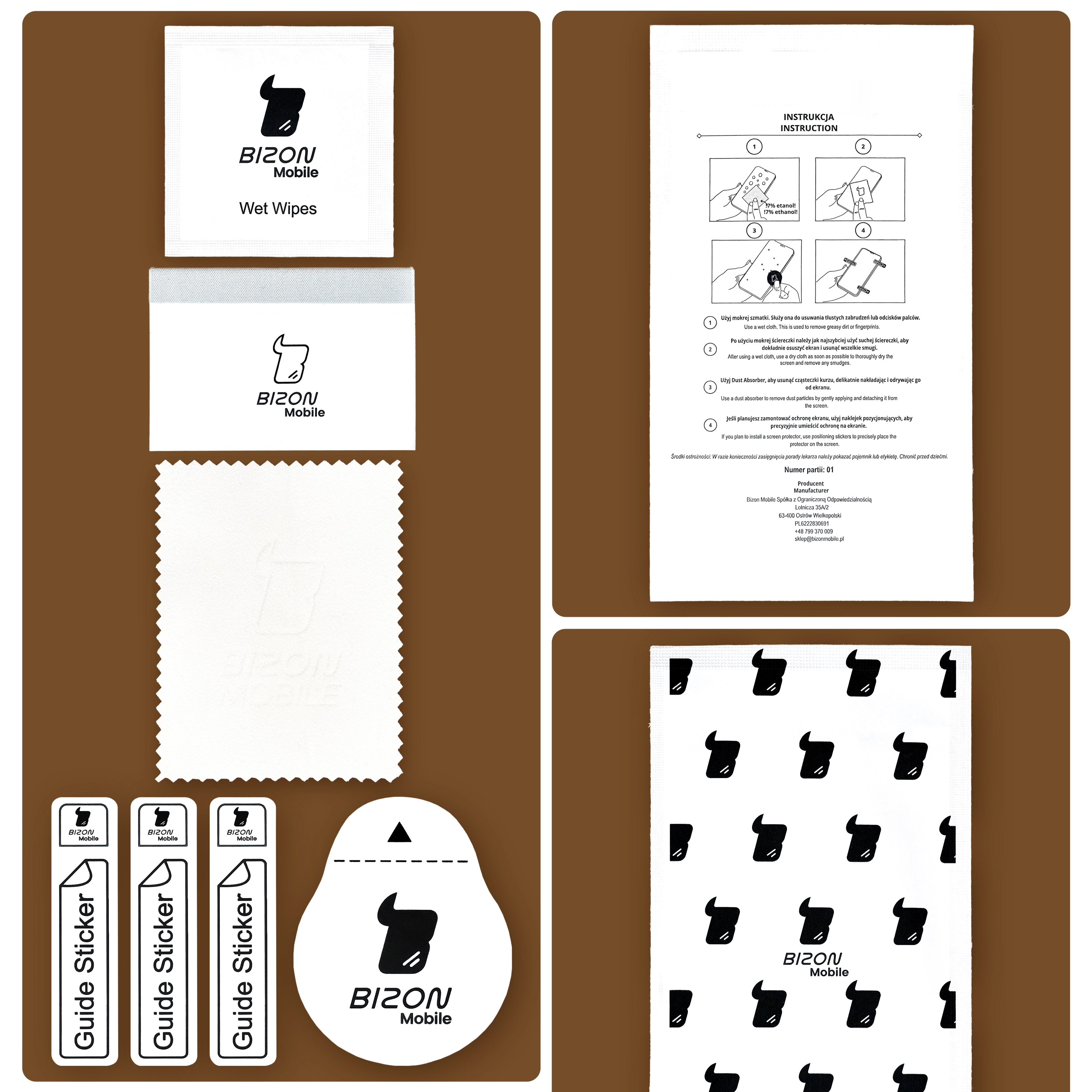 Zawartość opakowania Bizon Tab Film Matte