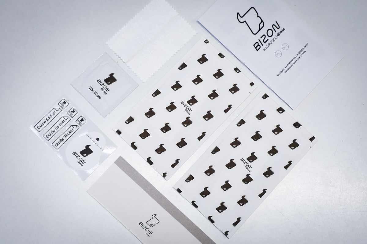 Zawartość opakowania Bizon Film Tab Papirus Duo do Xiaomi Redmi Pad 2 Pro - uniwersalne