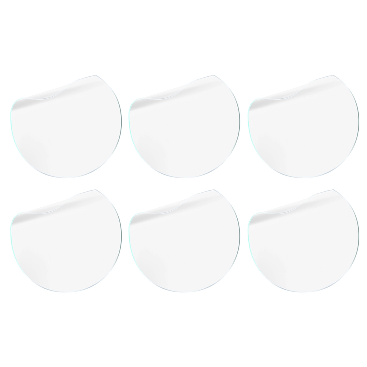 Three pieces of Bizon Watch Film HydroFlex hydrogel film