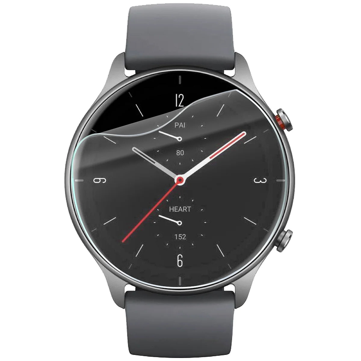 Folia hydrożelowa Bizon Watch Film HydroFlex do Amazfit GTR 2E na zegarku