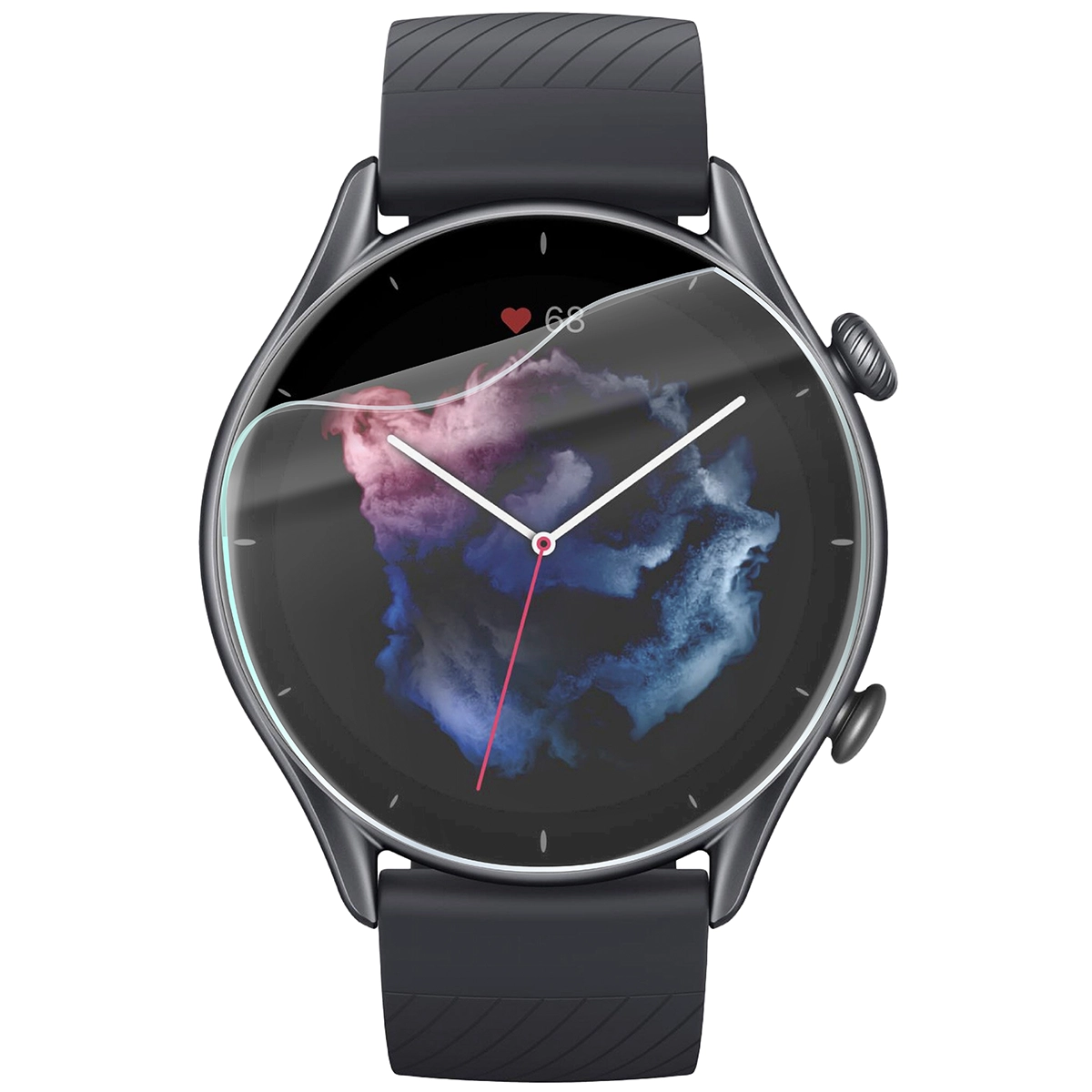 Folia hydrożelowa Bizon Watch Film HydroFlex do Amazfit GTR 3 na zegarku