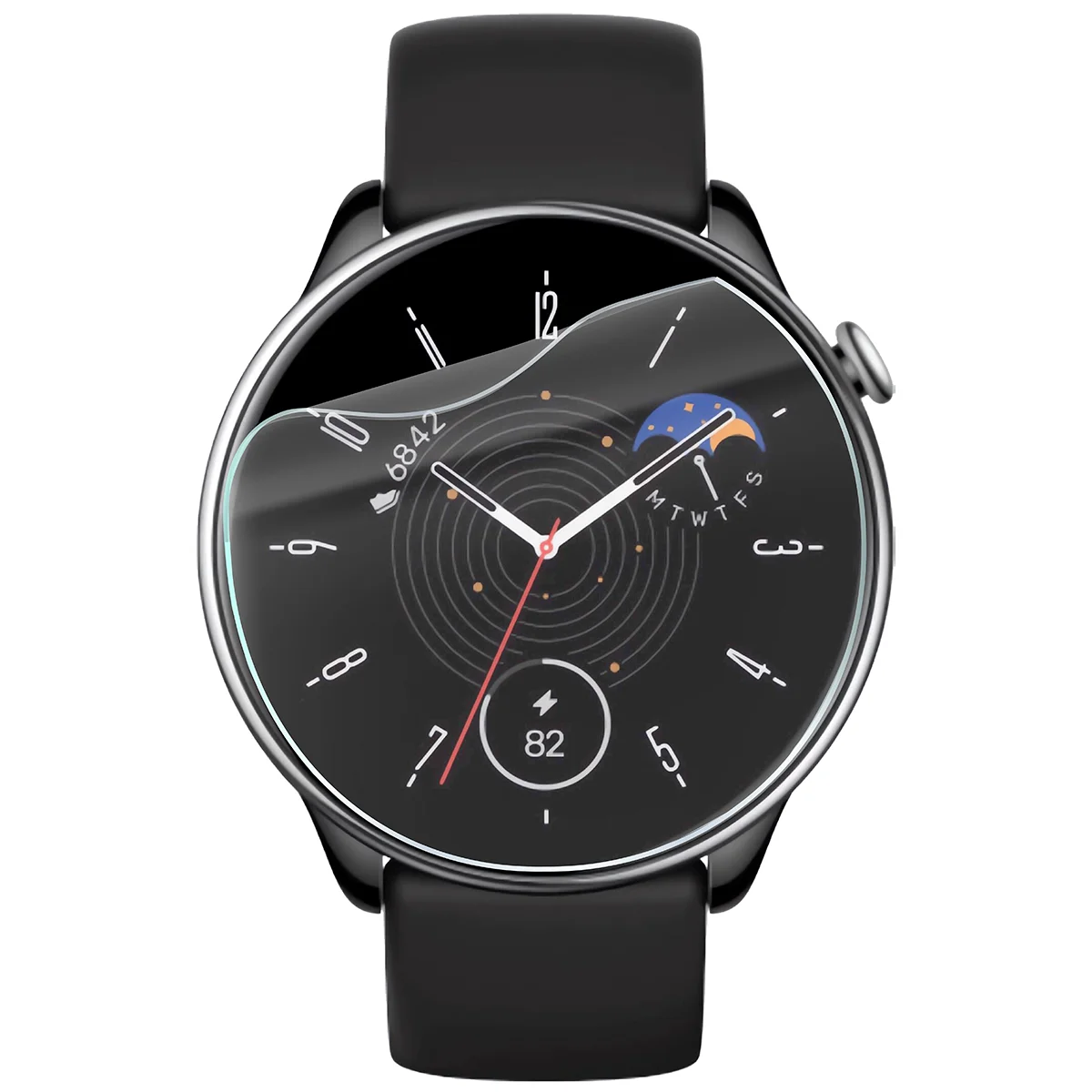 Folia hydrożelowa Bizon Watch Film HydroFlex do Amazfit GTR Mini na zegarku