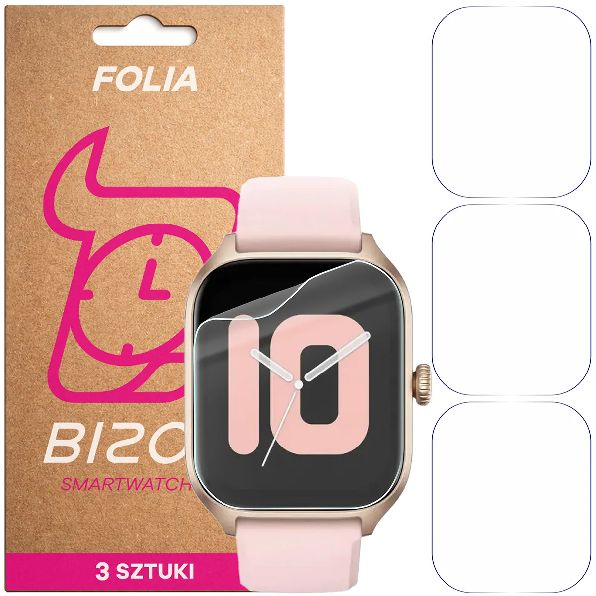 Folia hydrożelowa Bizon Watch Film HydroFlex dla Amazfit GTS 4