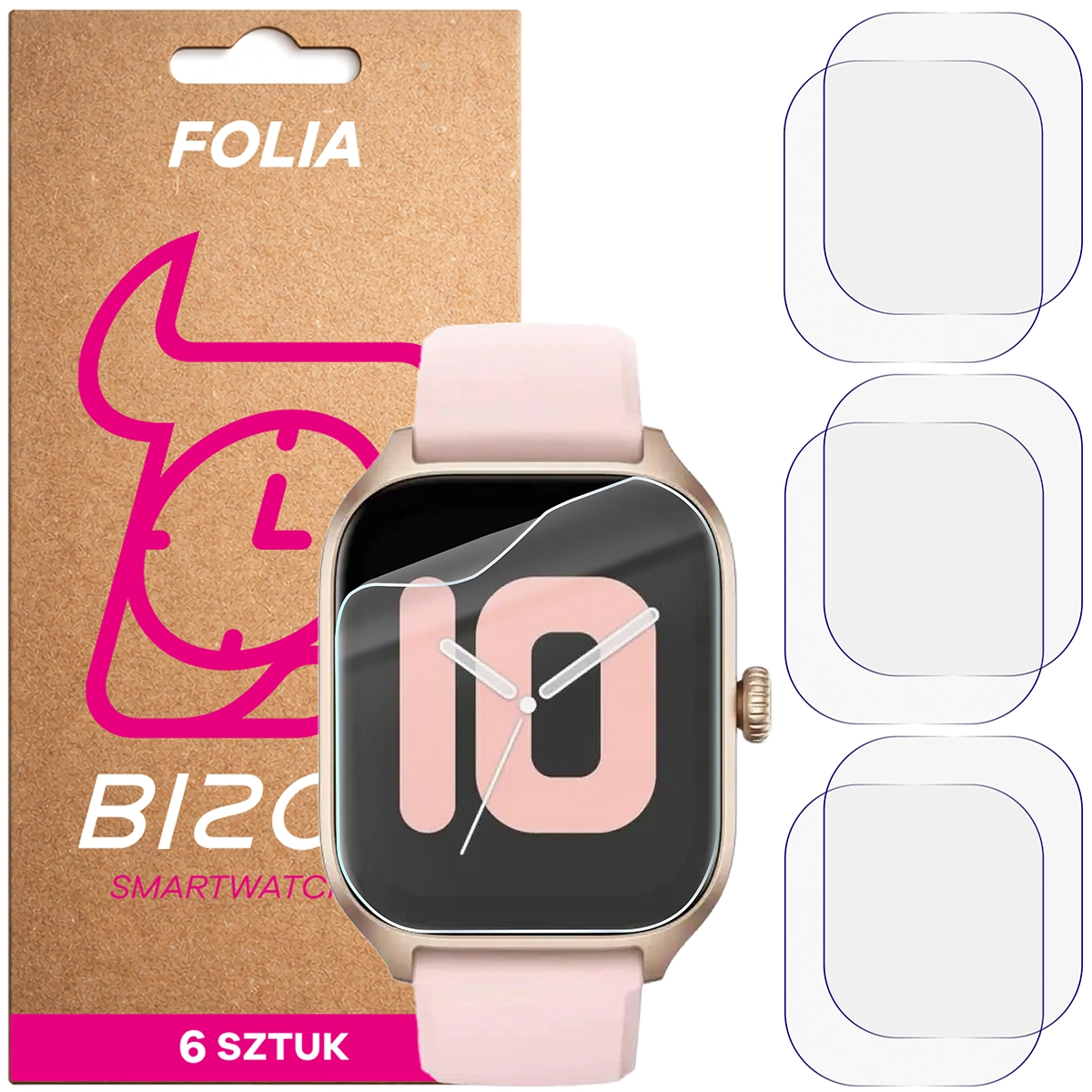 Bison Watch Film HydroFlex hydrogel film for Amazfit GTS 4