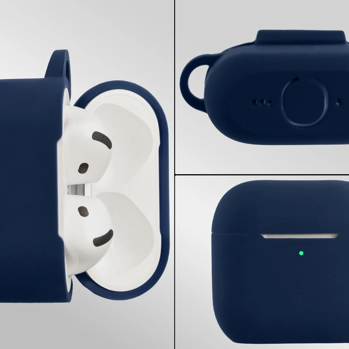 Silikonowa konstrukcja etui Bizon Case Headphone Siliconedo Airpods 4