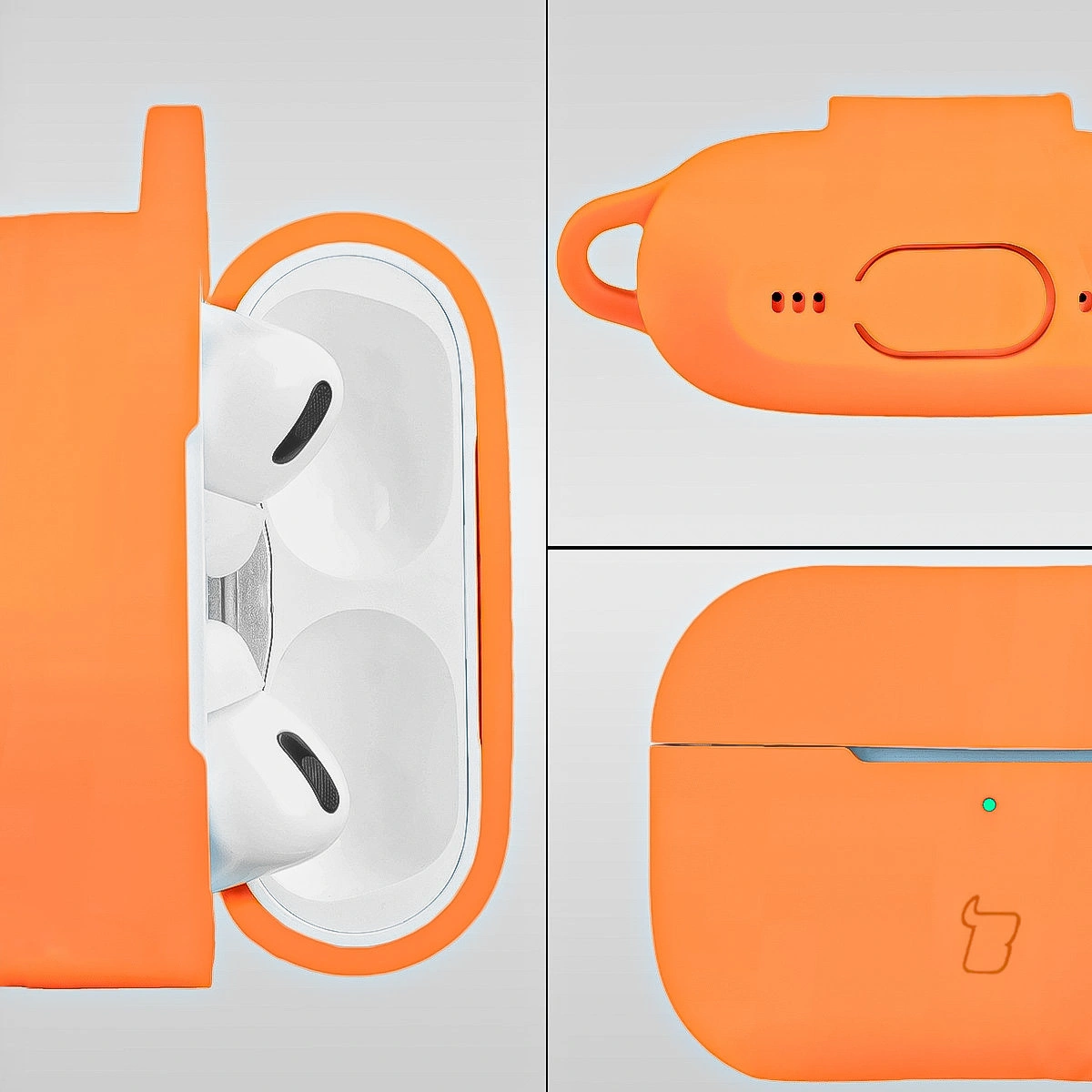 Silicone design of the Bizon Case Headphone Silicone for Airpods Pro 2