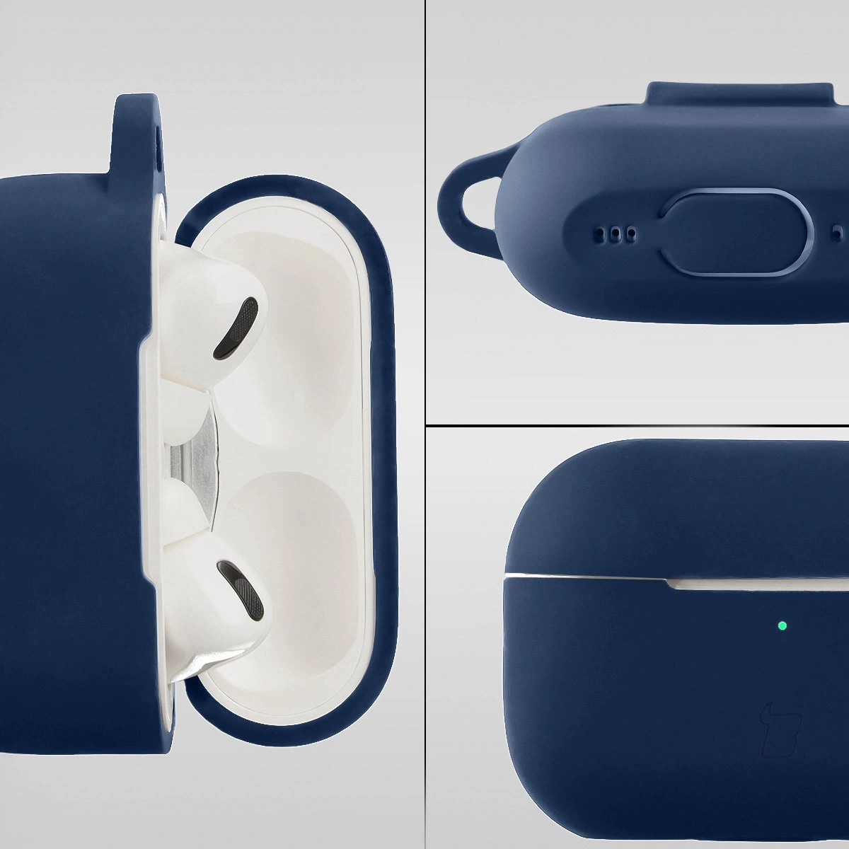 Silikonowa konstrukcja etui Bizon Case Headphone Siliconedo Airpods Pro 2