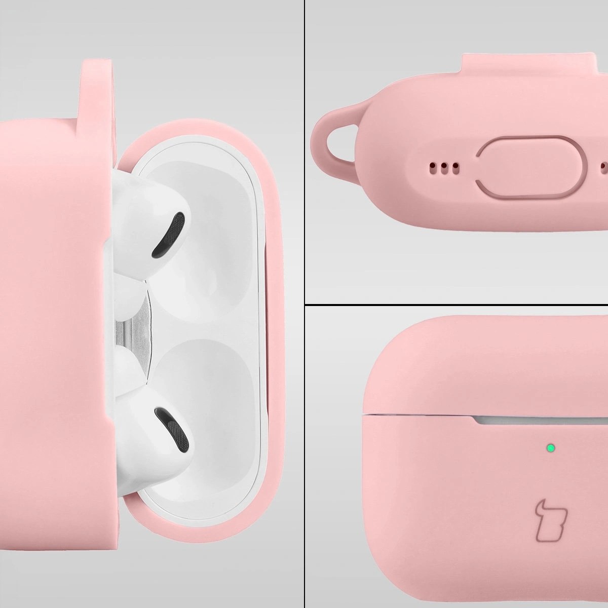 Silicone design of the Bizon Case Headphone Silicone for Airpods Pro 2