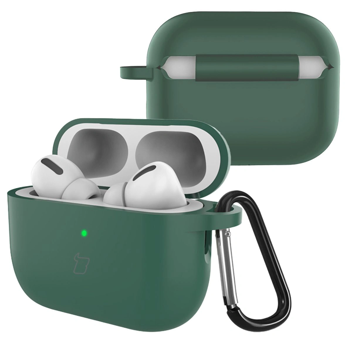 Wbudowany karabińczyk do etui Bizon Case Headphone Silicone do AirPods Pro 3