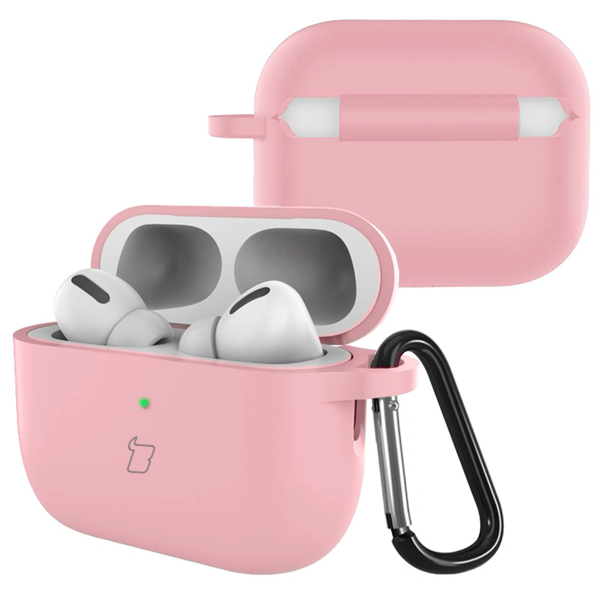 Wbudowany karabińczyk do etui Bizon Case Headphone Silicone do AirPods Pro 3