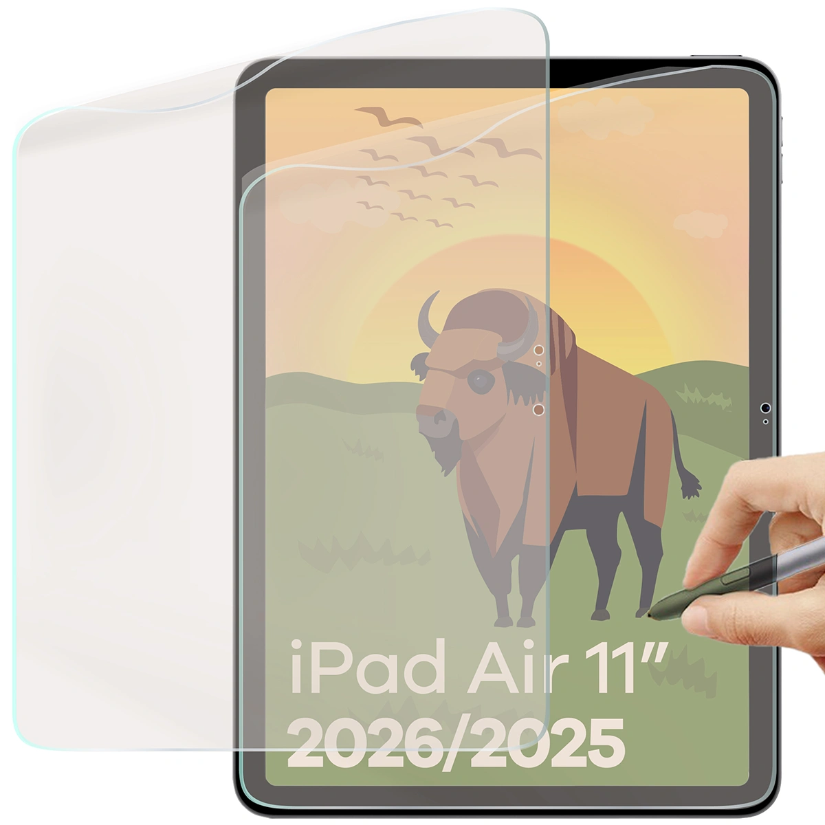 Folia matowa na ekran Bizon Glass Tab Film Sun do iPad Air 11