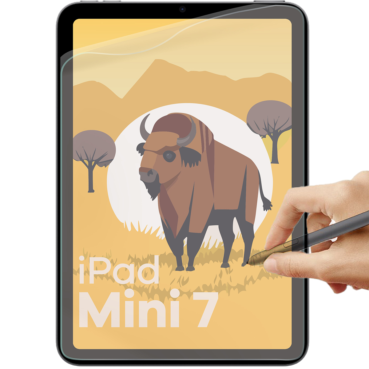 Folia matowa na ekran Bizon Glass Hydrogel Sun do iPad Mini 7 2024, 2 sztuki