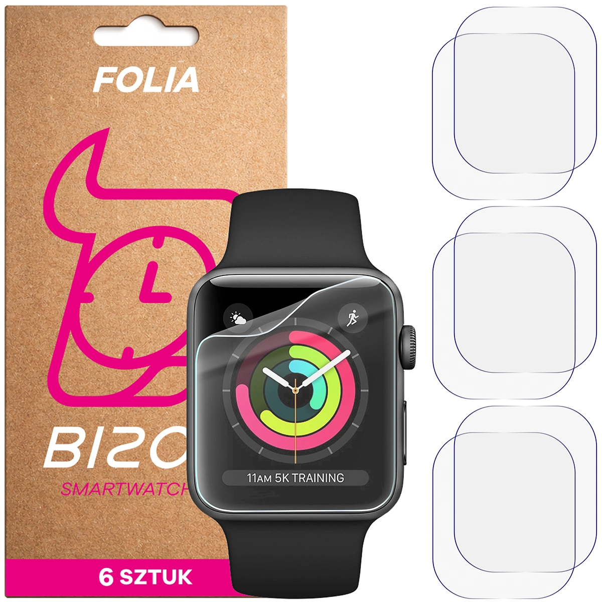 Bison Hydrogel Film HydroFlex for Apple Watch 3 / 2 / 1 42 mm