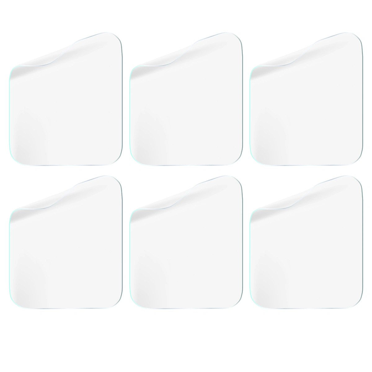 Three pieces of Bison Hydrogel Film HydroFlex