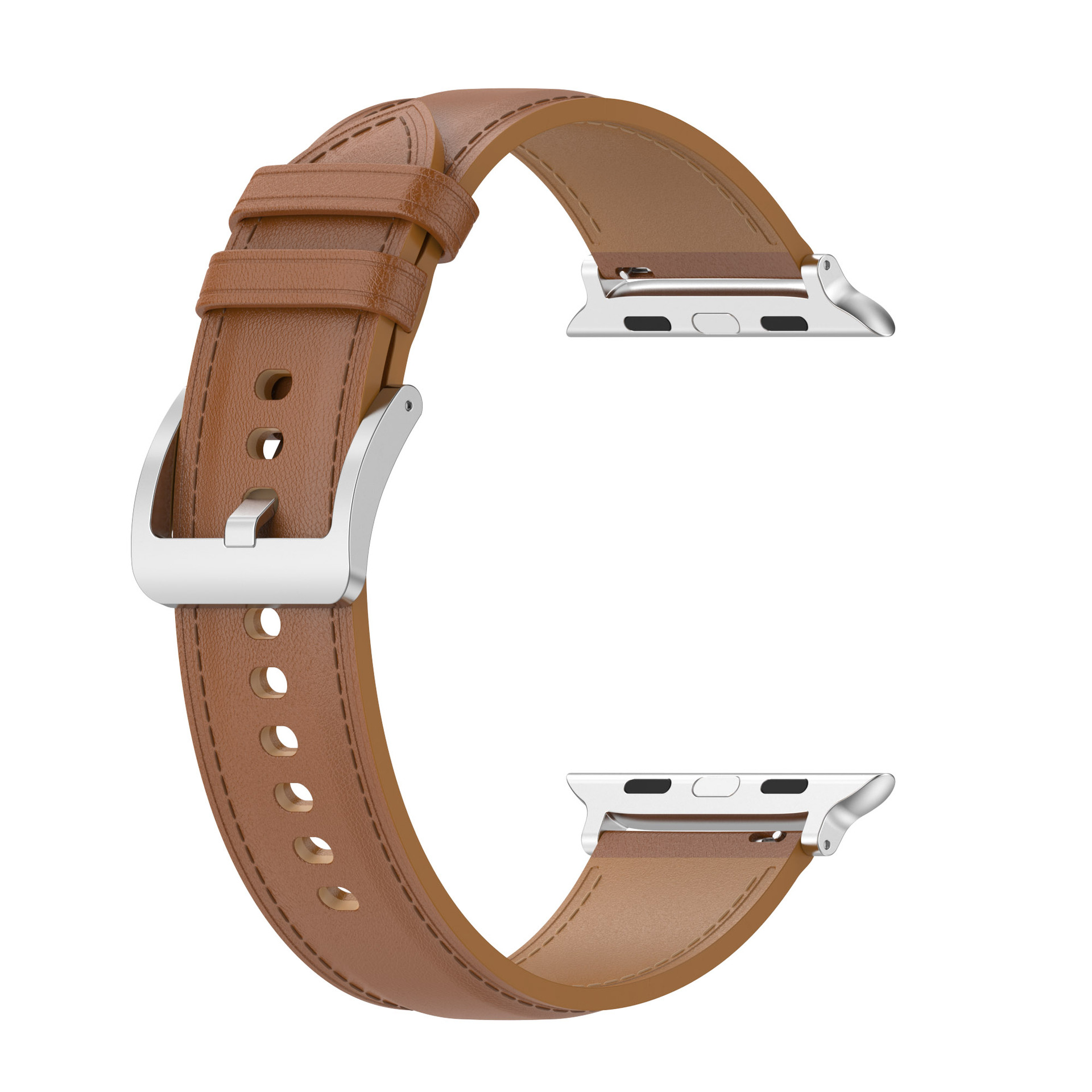 Bizon Strap Watch Casual văzut din față cu brățara încheiată