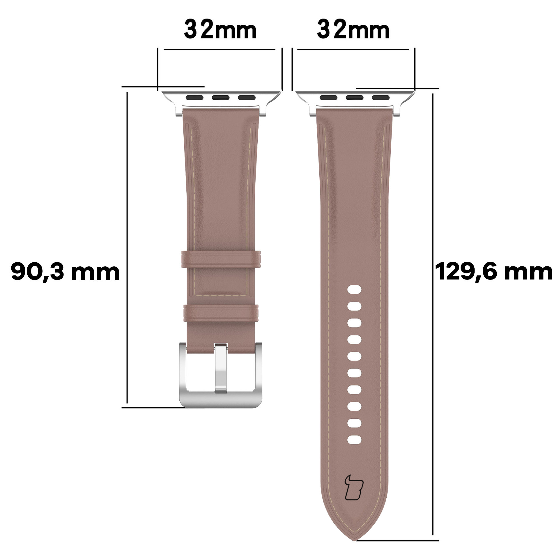 How to measure the Bizon Strap Watch Casual strap