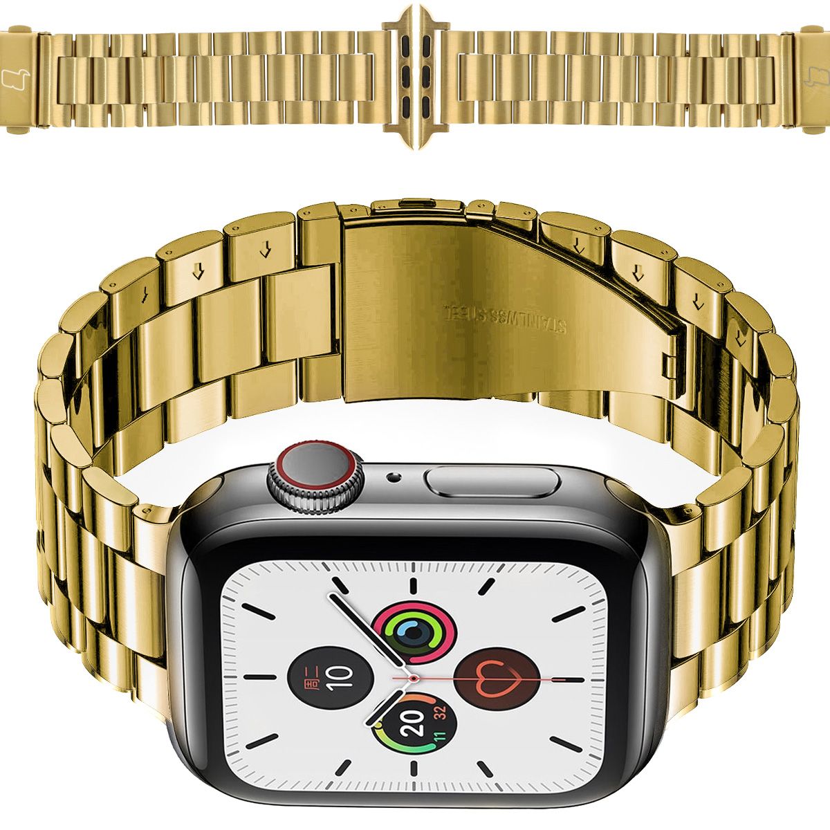 Pasek do zegarka Bizon Strap Watch Aura do Apple Watch 41/40/38 mm