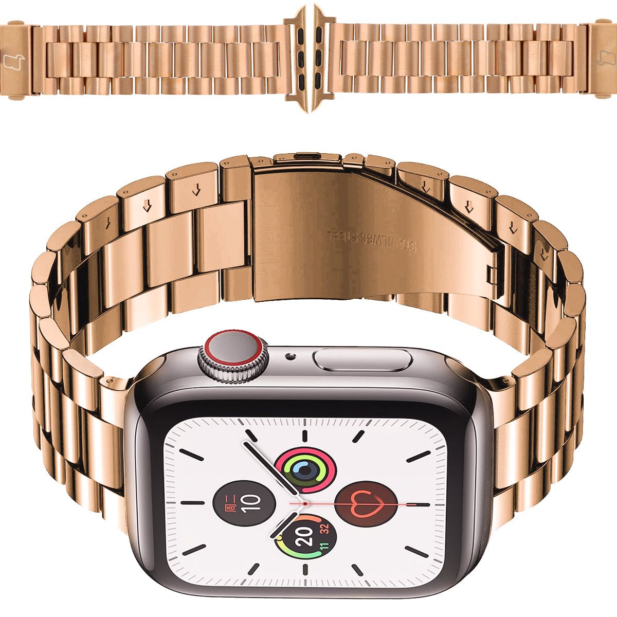 Pasek do zegarka Bizon Strap Watch Aura do Apple Watch 41/40/38 mm