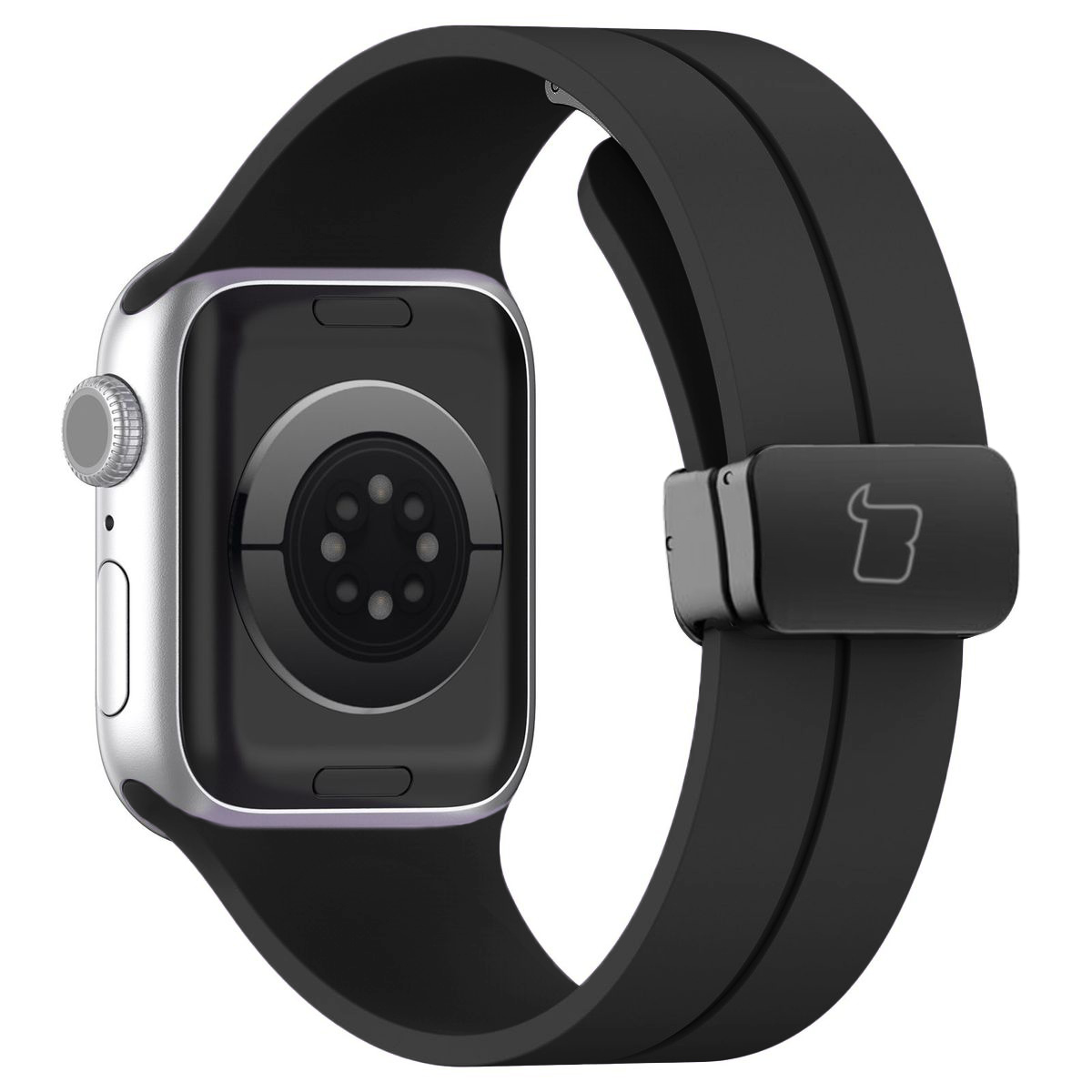 Brățara din silicon Bizon Strap Watch Silicone văzută din spate